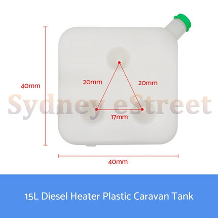 2KW 12V Diesel Air Heater Tank Digital Thermostat Silencer Fliter T Piece Remote