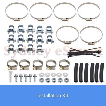 2KW 12V Diesel Air Heater Tank Digital Thermostat Silencer Fliter T Piece Remote