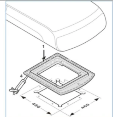 Truma Sealing Frame for Aventa Compact & Comfort