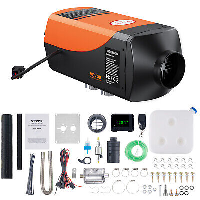 VEVOR Diesel Air Heater 12V 5KW LCD Display Remote Control for Car Bus RV Indoor