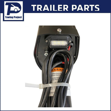 Black Jack 12V DC Electric Caravan Jack 1600kg Trailer Jack Jockey Leg Stand AU