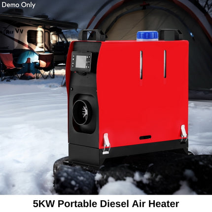 Diesel Heater Portable 5kw Caravan Motorhome LCD Display Truck Bus Air Heating
