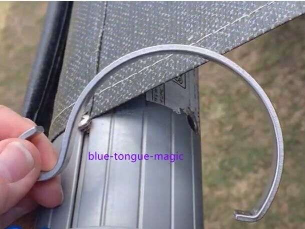2x Caravan Camping Rollout Awning Rope Clips Tie Down -Fit Carefree Dometic ATRV
