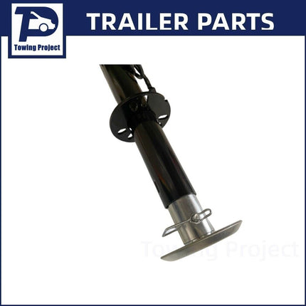 Black Jack 12V DC Electric Caravan Jack 1600kg Trailer Jack Jockey Leg Stand AU