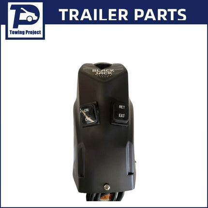 Black Jack 12V DC Electric Caravan Jack 1600kg Trailer Jack Jockey Leg Stand AU